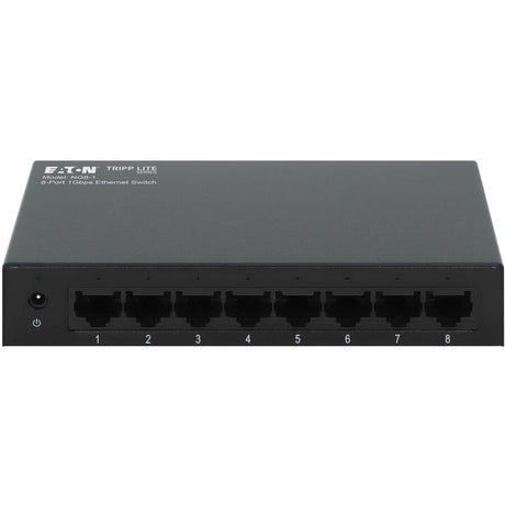 Eaton Tripp Lite Series 8-Port 10/100/1000 Mbps Desktop Gigabit Ethernet Unmanaged Switch, Metal Enclosure — NG8-1