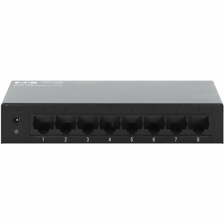 Eaton Tripp Lite Series 8-Port 10/100/1000 Mbps Desktop Gigabit Ethernet Unmanaged Switch, Metal Enclosure — NG8-1