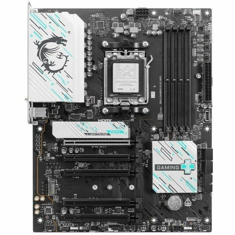 MSI B840 GAMING PLUS WIFI Gaming Desktop Motherboard - Intel B840 Chipset - Socket AM5 - ATX — B840GPW