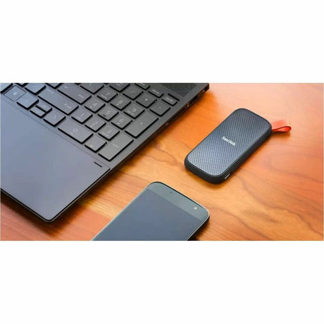 SanDisk SDSSDE30-2T00-G26 2 TB Portable Solid State Drive - External - Black — SDSSDE30-2T00-G26