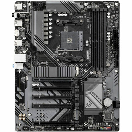 Gigabyte B550 EAGLE WIFI6 Gaming Desktop Motherboard - AMD B550 Chipset - Socket AM4 - ATX — B550-EAGLE-WIFI6
