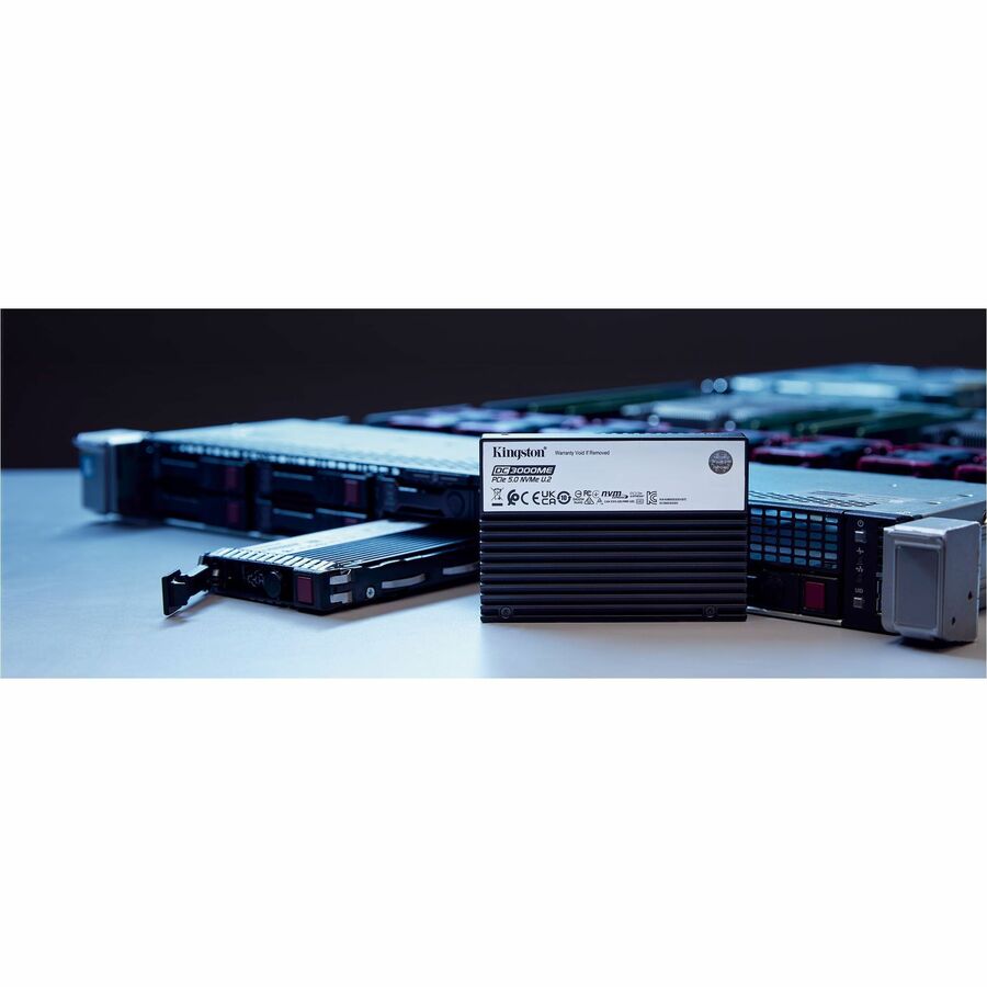 Kingston DC3000ME 7.68 TB Solid State Drive - 2.5" Internal - U.2 (PCI Express NVMe 5.0 x4) — SEDC3000ME/7T6