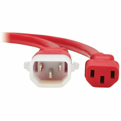 Eaton Tripp Lite Series PDU Power Cords, C13 to P-Lock C14 - Heavy-Duty, 15A, 250V, 14 AWG, 6 ft. (1.8 m), Red, 6 Pack — P005-E06-ARD-6