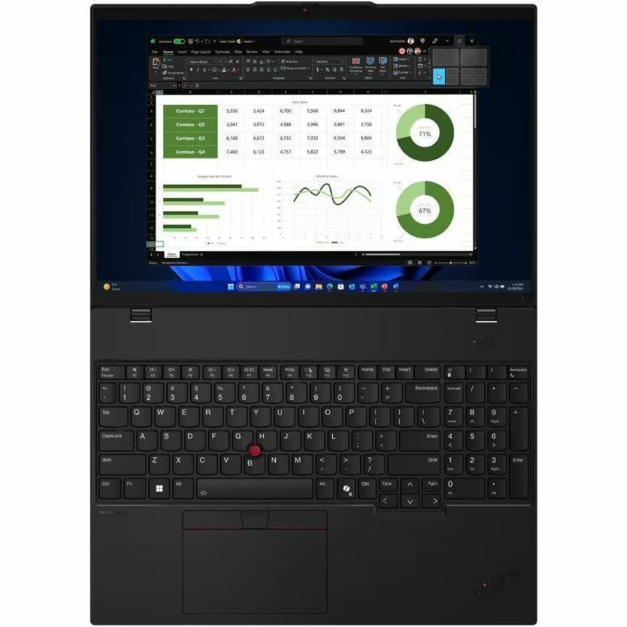 Lenovo ThinkPad L16 Gen 1 21L3001RUS 16" Touchscreen Notebook - WUXGA - Intel Core Ultra 7 165U - vPro Technology - 16 GB - 512 GB SSD - English Keyboard - Black — 21L3001RUS