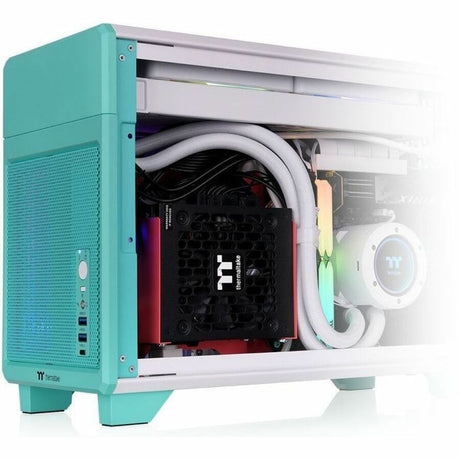 Thermaltake TR100 Mint Strawberry Mini Tower Chassis — CA-11A-00SLNN-00