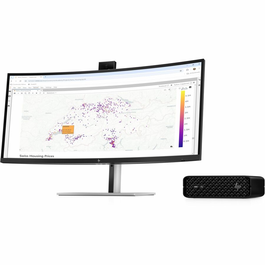 HP Z2 G1i Workstation - Intel Core Ultra 7 265K - 32 GB - 1 TB SSD - Mini PC - Black — BM6N1UT#ABA