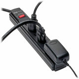 Eaton Tripp Lite Series Protect It! 6-Outlet Surge Protector, 6 ft. Cord, 900 Joules, Diagnostic LED, Black Housing — TLP606B