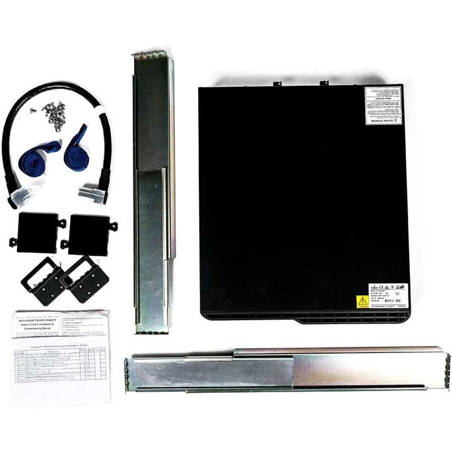 Vertiv Liebert GXT4-48VBATT 9Ah, 48V External Battery Cabinet for Vertiv Liebert GXT4-500RT120, GXT4-700RT120, GXT4-1000RT120, GXT4-1500RT120, GXT4-2000RT120, GXT4-500RT230, GXT4-700RT230, GXT4-1000RT230, GXT4-1500RT230, and GXT4-2000RT230 — GXT4-48VBATT