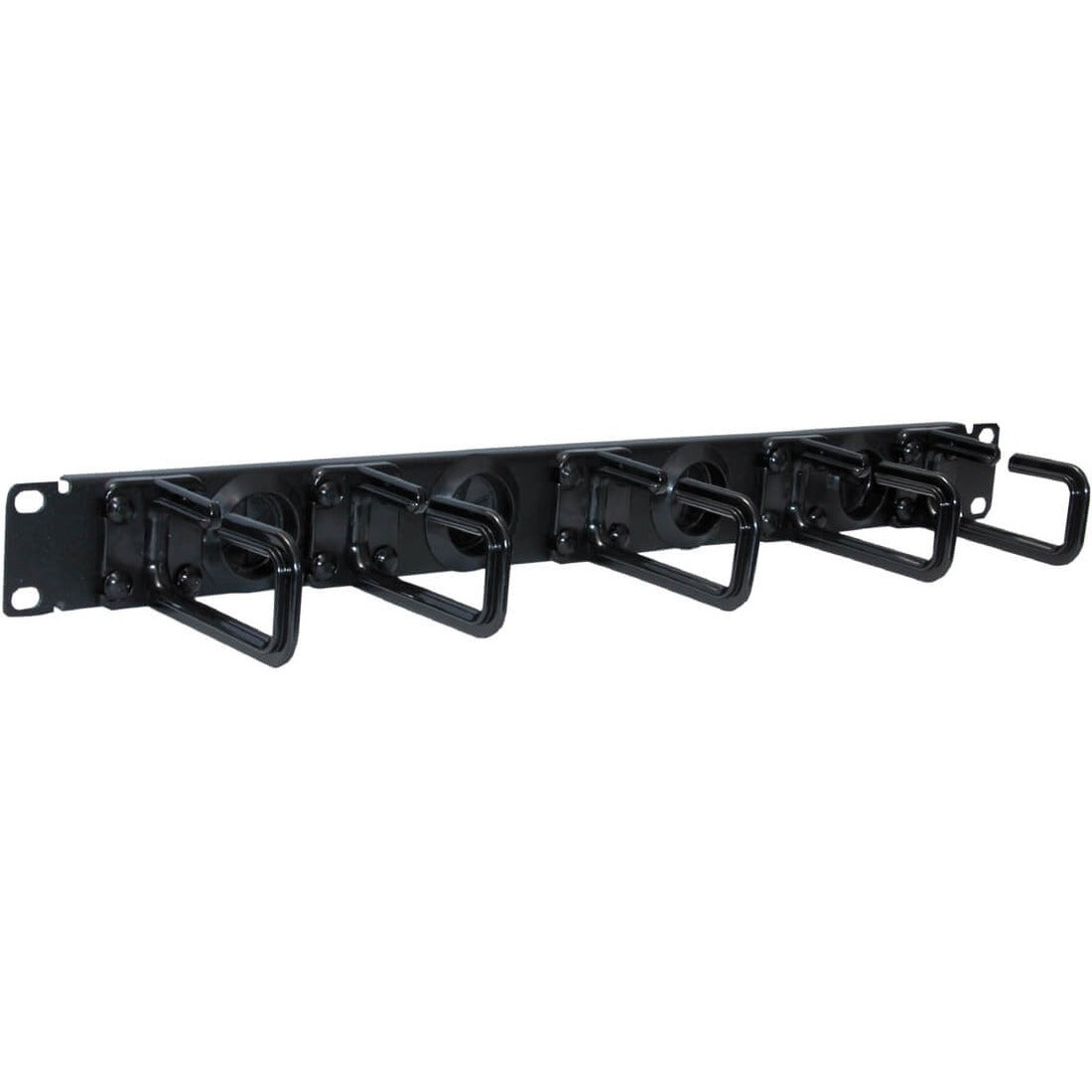Eaton Tripp Lite Series SmartRack 1U Horizontal Cable Manager - Flexible ring type — SRCABLERING1U