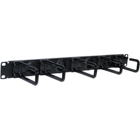 Eaton Tripp Lite Series SmartRack 1U Horizontal Cable Manager - Flexible ring type — SRCABLERING1U