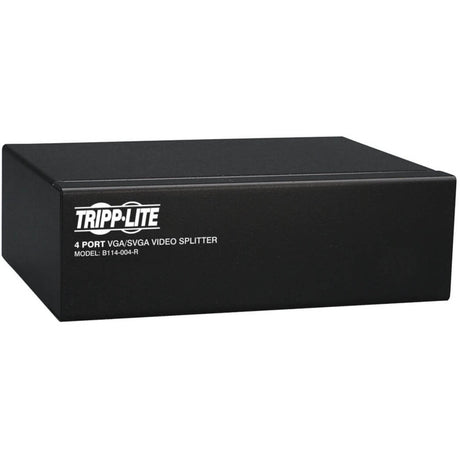Eaton Tripp Lite Series 4-Port VGA/SVGA Video Splitter with Signal Booster, High Resolution Video, 350MHz, (HD15 M/4xF) — B114-004-R