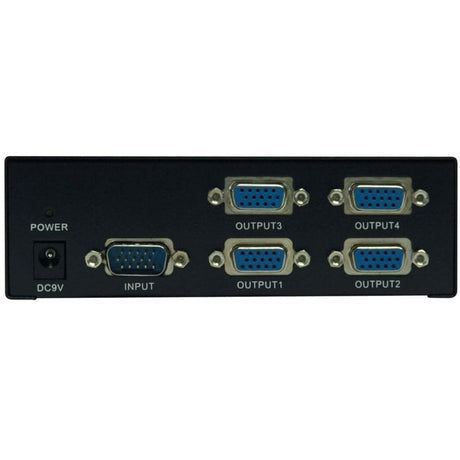 Eaton Tripp Lite Series 4-Port VGA/SVGA Video Splitter with Signal Booster, High Resolution Video, 350MHz, (HD15 M/4xF) — B114-004-R
