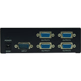 Eaton Tripp Lite Series 4-Port VGA/SVGA Video Splitter with Signal Booster, High Resolution Video, 350MHz, (HD15 M/4xF) — B114-004-R