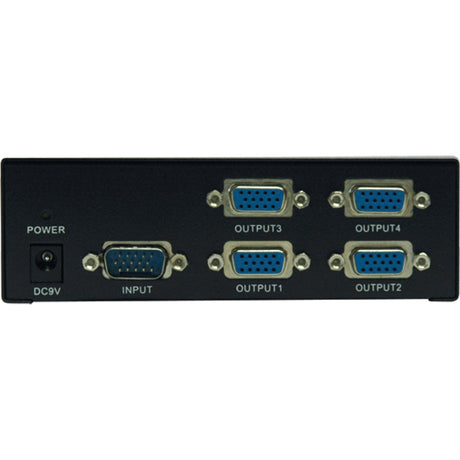 Eaton Tripp Lite Series 4-Port VGA/SVGA Video Splitter with Signal Booster, High Resolution Video, 350MHz, (HD15 M/4xF) — B114-004-R
