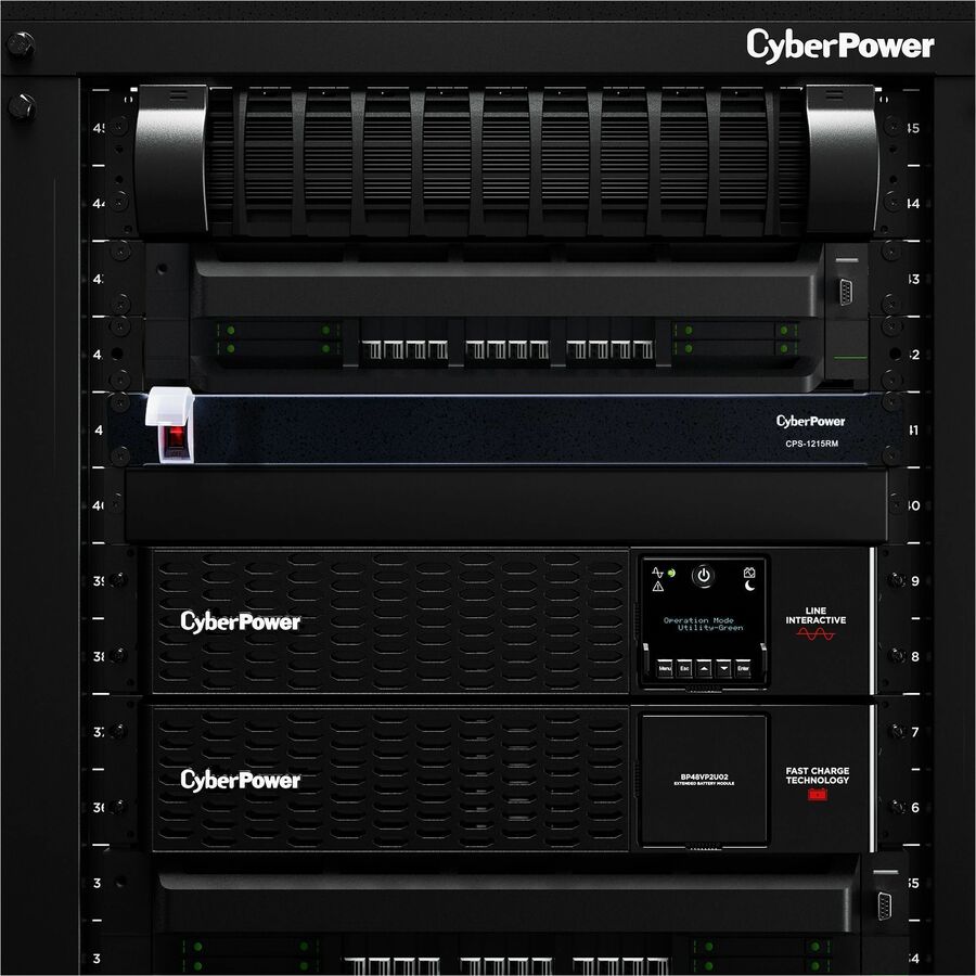 CyberPower CPS1215RM Single Phase 100 - 120 VAC 15A Basic PDU — CPS-1215RM