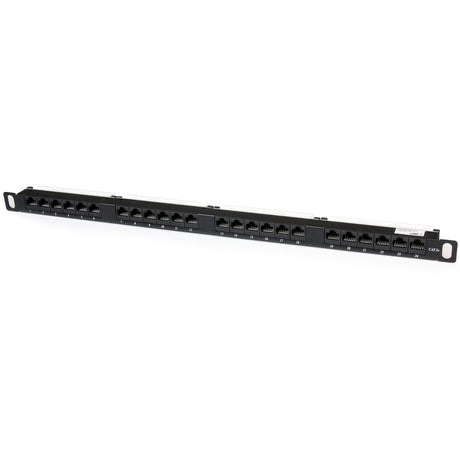 StarTech.com 24 Port 0.5U Cat5e Patch Panel - RJ45 Ethernet Rackmount Cat 5e 110 Patch Panel — PANELHU24
