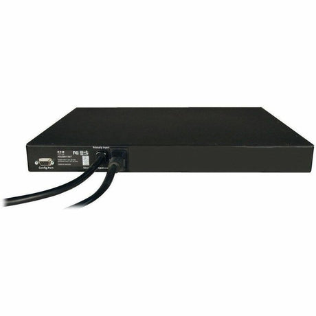 Eaton Tripp Lite Series 1.4kW Single-Phase Local Metered Automatic Transfer Switch PDU, 2 120V 5-15P 15A Inputs, 8 5-15R Outputs, 1U, TAA — PDUMH15AT