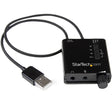 StarTech.com USB Stereo Audio Adapter External Sound Card with SPDIF Digital Audio — ICUSBAUDIO2D