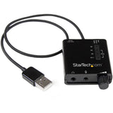 StarTech.com USB Stereo Audio Adapter External Sound Card with SPDIF Digital Audio — ICUSBAUDIO2D