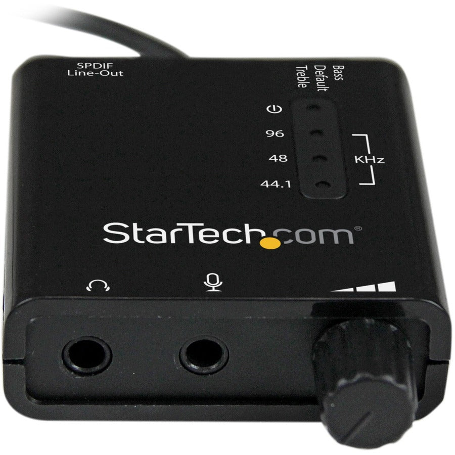 StarTech.com USB Stereo Audio Adapter External Sound Card with SPDIF Digital Audio — ICUSBAUDIO2D