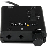 StarTech.com USB Stereo Audio Adapter External Sound Card with SPDIF Digital Audio — ICUSBAUDIO2D