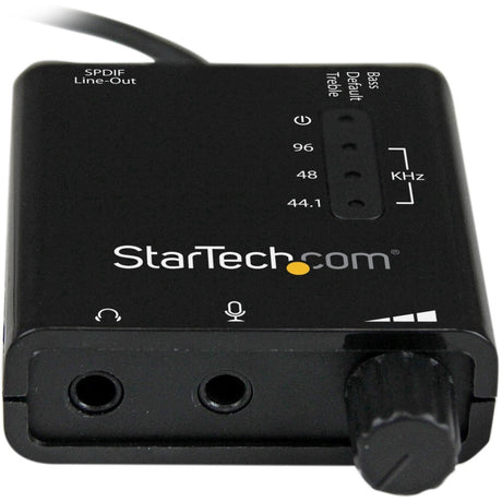 StarTech.com USB Stereo Audio Adapter External Sound Card with SPDIF Digital Audio — ICUSBAUDIO2D