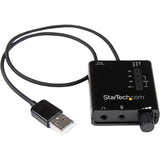 StarTech.com USB Stereo Audio Adapter External Sound Card with SPDIF Digital Audio — ICUSBAUDIO2D