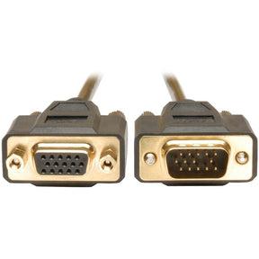 Eaton Tripp Lite Series VGA Monitor Extension Cable, 640x480 (HD15 M/F), 10 ft. (3.05 m) — P510-010