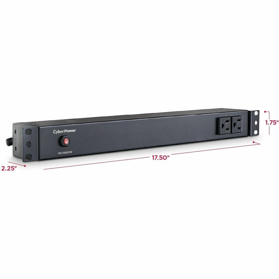 CyberPower PDU15B2F8R 100 - 125 VAC 15A Basic PDU — PDU15B2F8R