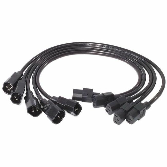 Power Cord Kit (5 ea), C13 to C14, 0.6m — AP9890