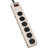 Eaton Tripp Lite Series 6-Outlet Commercial-Grade Surge Protector, 6 ft. (1.83 m) Cord, 900 Joules, 12.5-in. length — PM6SN1