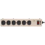 Eaton Tripp Lite Series 6-Outlet Commercial-Grade Surge Protector, 6 ft. (1.83 m) Cord, 900 Joules, 12.5-in. length — PM6SN1
