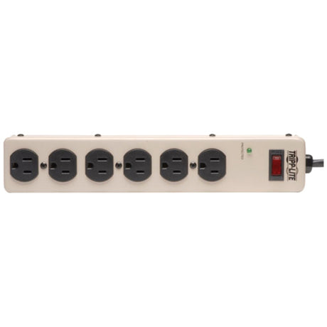 Eaton Tripp Lite Series 6-Outlet Commercial-Grade Surge Protector, 6 ft. (1.83 m) Cord, 900 Joules, 12.5-in. length — PM6SN1