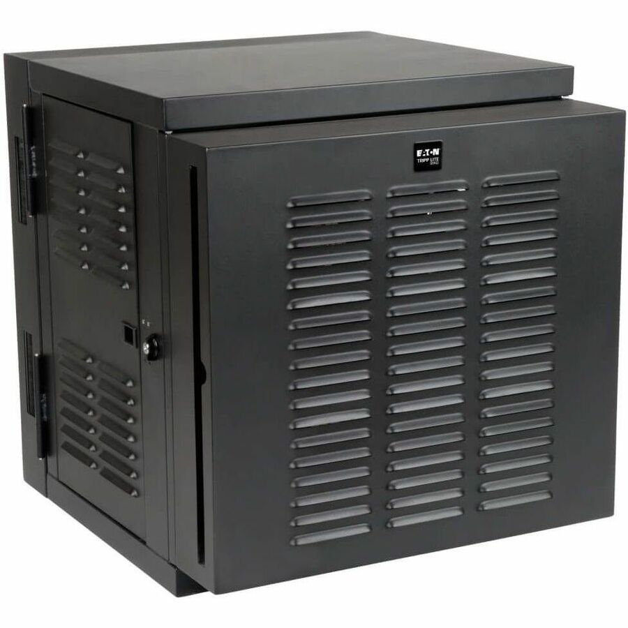 Eaton Tripp Lite Series SmartRack 12U Switch-Depth Wall-Mount Small Rack Enclosure for Harsh Environments, Hinged Back — SRW12USNEMA