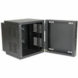Eaton Tripp Lite Series SmartRack 12U Switch-Depth Wall-Mount Small Rack Enclosure for Harsh Environments, Hinged Back — SRW12USNEMA