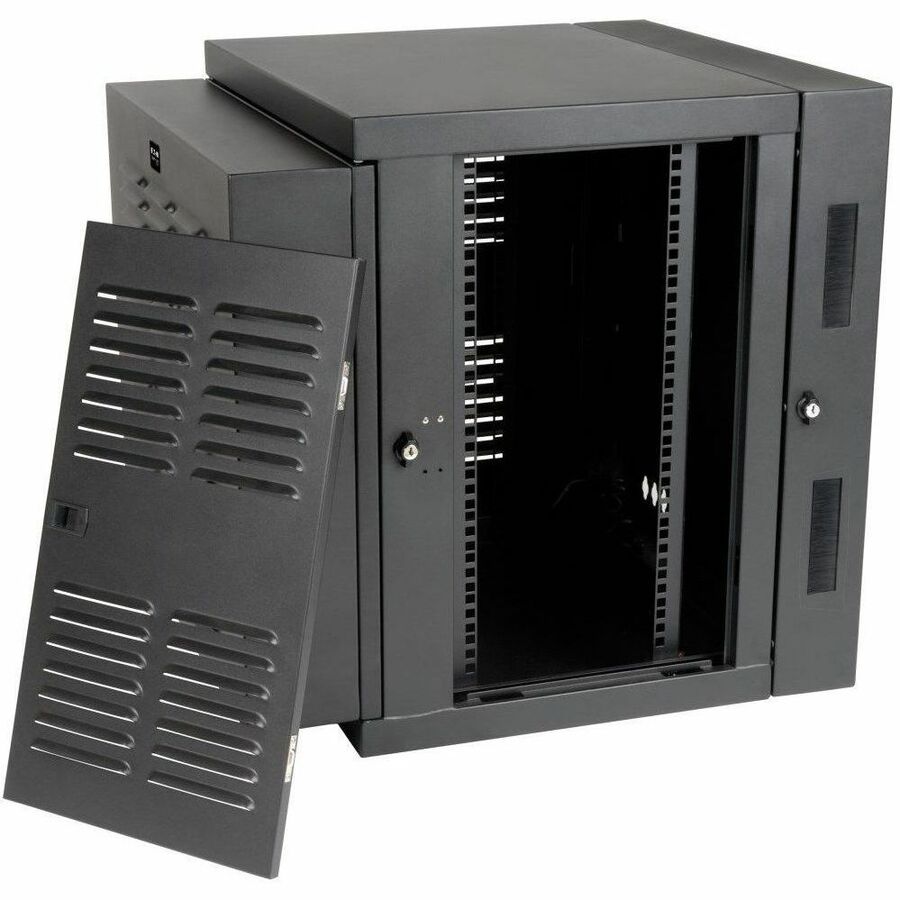 Eaton Tripp Lite Series SmartRack 12U Switch-Depth Wall-Mount Small Rack Enclosure for Harsh Environments, Hinged Back — SRW12USNEMA