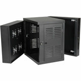 Eaton Tripp Lite Series SmartRack 12U Switch-Depth Wall-Mount Small Rack Enclosure for Harsh Environments, Hinged Back — SRW12USNEMA