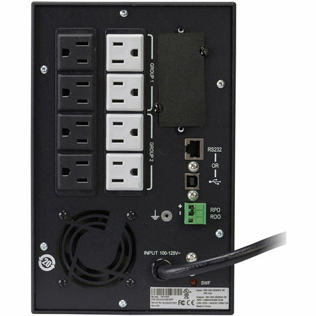 Eaton 5P 1440VA 1100W 120V Line-Interactive UPS, 5-15P, 8x 5-15R Outlets, True Sine Wave, Cybersecure Network Card Option, Tower — 5P1500