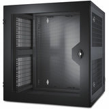 APC NetShelter 13U Wallmount Rack Cabinet Vented Door Double Hinged Server Depth — AR100HD