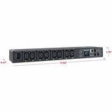 CyberPower PDU41004 Single Phase 100 - 240 VAC 15A Switched PDU — PDU41004