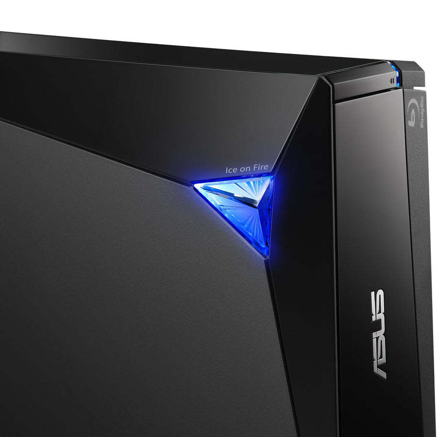 Asus Turbo Drive BW-16D1X-U Blu-ray Writer - External - Black — BW-16D1X-U/BLK/G/AS/P2G
