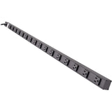Eaton Tripp Lite Series 16-Outlet Vertical Power Strip, 120V, 15A, NEMA 5-15P, 15 ft. (4.57 m) Cord, 48 in., Black Housing — PS4816B