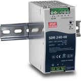 TRENDnet 240W Single Output Industrial DIN-Rail Power Supply, Extreme Operating Temp Range -25 to 70 &deg;C(-13 to 158 &deg;F) Built-in Active PFC, Passive Cooling, DIN-Rail Mount, Silver, TI-S24048