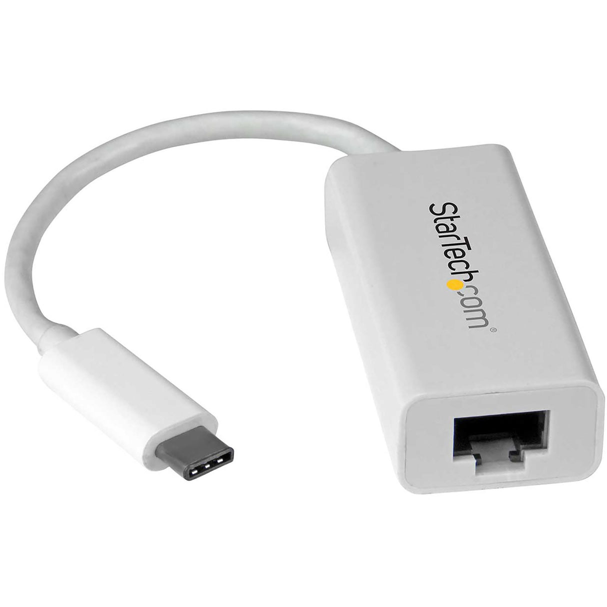 StarTech.com USB-C to Gigabit Ethernet Adapter - White - Thunderbolt 3 Port Compatible - USB Type C Network Adapter — US1GC30W
