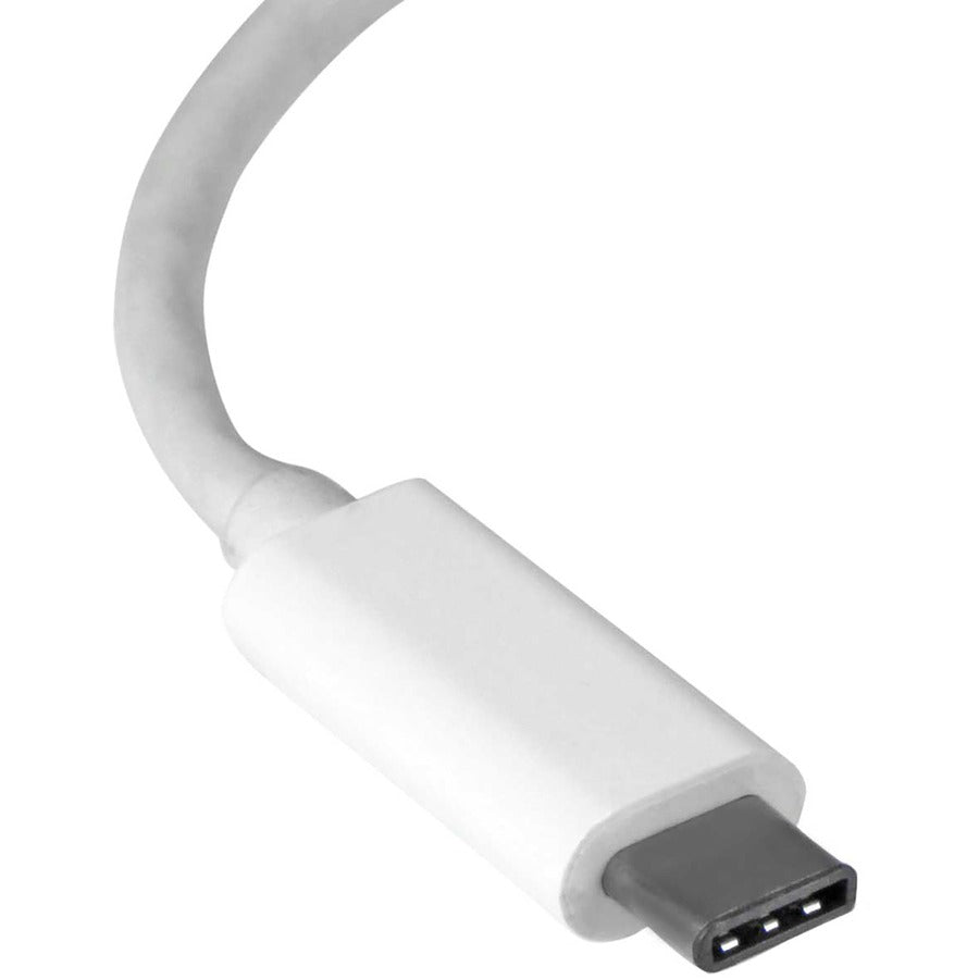 StarTech.com USB-C to Gigabit Ethernet Adapter - White - Thunderbolt 3 Port Compatible - USB Type C Network Adapter — US1GC30W