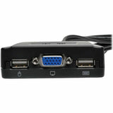 Eaton Tripp Lite Series 2-Port USB/VGA Cable KVM Switch with Cables and USB Peripheral Sharing — B032-VU2