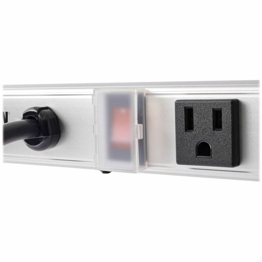 Eaton Tripp Lite Series 12 Right-Angle Outlet Vertical Power Strip, 120V, 15A, 15 ft. (4.57 m) Cord, 5-15P, 36 in. — PS3612RA