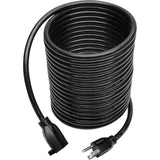 Eaton Tripp Lite Series Power Extension Cord, NEMA 5-15P to NEMA 5-15R - Heavy-Duty, 15A, 120V, 14 AWG, 25 ft. (7.62 m), Black — P024-025