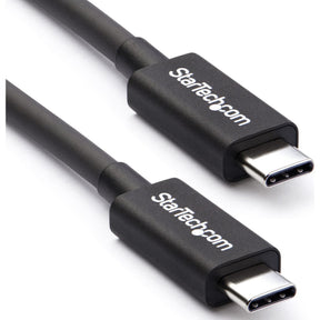 StarTech.com 50cm (1.6ft) Thunderbolt 3 Cable, 40Gbps, 100W PD, 4K/5K Video, Thunderbolt-Certified, Compatible w/ TB4/USB 3.2/DisplayPort — TBLT34MM50CM