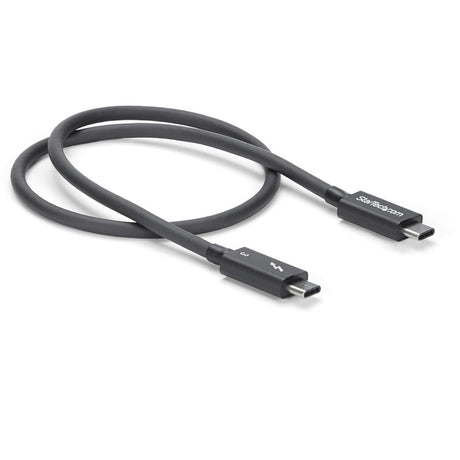 StarTech.com 50cm (1.6ft) Thunderbolt 3 Cable, 40Gbps, 100W PD, 4K/5K Video, Thunderbolt-Certified, Compatible w/ TB4/USB 3.2/DisplayPort — TBLT34MM50CM